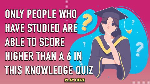 HARD Quiz for Geniuses