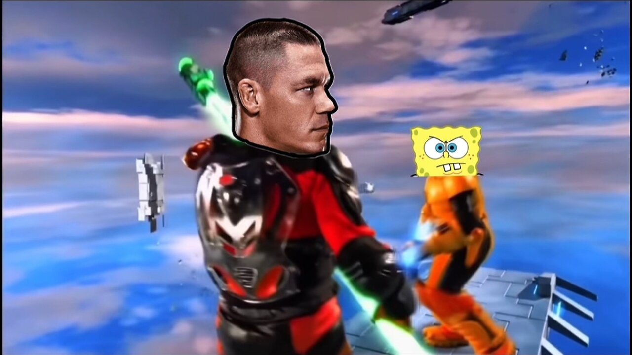 Spongebob vs John Cena on the battle fight