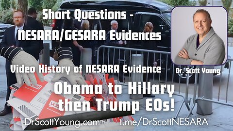 Video History of NESARA Evidence Obama to Hillary then Trump EOs