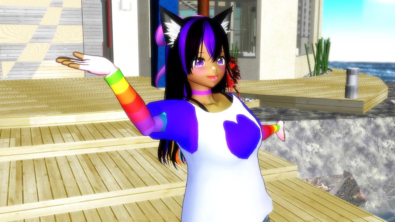 MMD Happy Synthesizer! [OC Moon]!