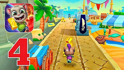 Talking Tom Time Rush - Gameplay Walkthrough Part 4 - Mid Path Explore (iOS, Android)
