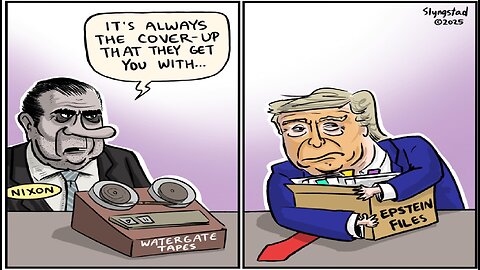 AUGUST 27 Funny American Political Cartoon - Breaking News - USA Politic Caricature - Trump Satire