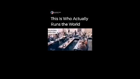 The Truth Told Here Of Who Actually Runs The World Was Trying To Be Stifled