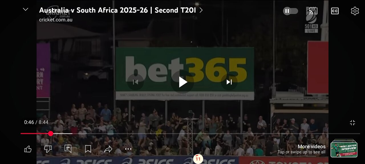 cricket As vs Sa T20