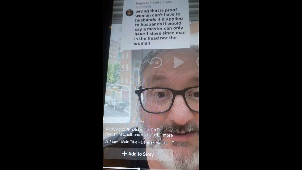 my reply to Dr Steven Mitchell