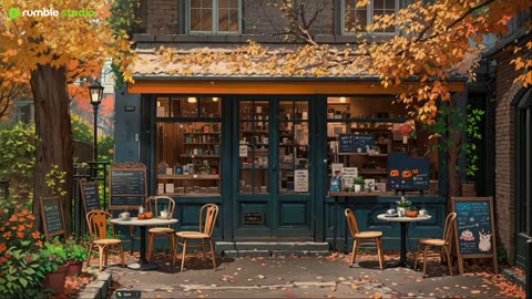 Spooky Lofi Café 🎃 Chill & Creepy Vibes for Study, Work, & Relax 🍁