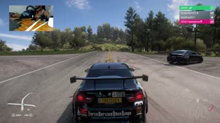 STREET RACING WITH @ForzaTreysVex - steering wheel gameplay