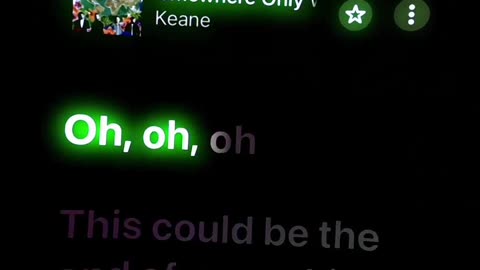 Song somewhere only we know