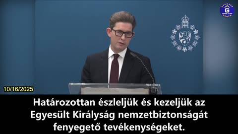 【HU】MI5 vezetője: Az Egyesült Királyságnak határozottan védekeznie kell a KKP fenyegetése ellen