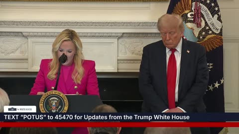 President Trump Participates in the White House Faith Office Luncheon
