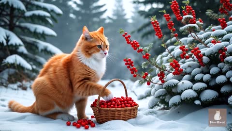 Mama Cat and Kitten Adopt an Abandoned Kitten While Harvesting Cabbages Heartwarming Story