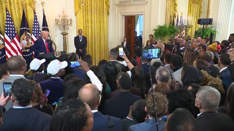 🇺🇸 ✊🏽 PRESIDENT TRUMP HOSTS RECEPTION HONORING BLACK HISTORY MONTH