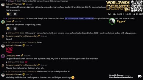 0120 WIDESTREAM - Worldwide Debates - YouTube/Twitch/Rumble