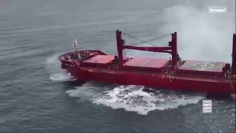 Yemen releases footage of targeting, sinking of the Israeli-bound ship ‘Magic Seas’
