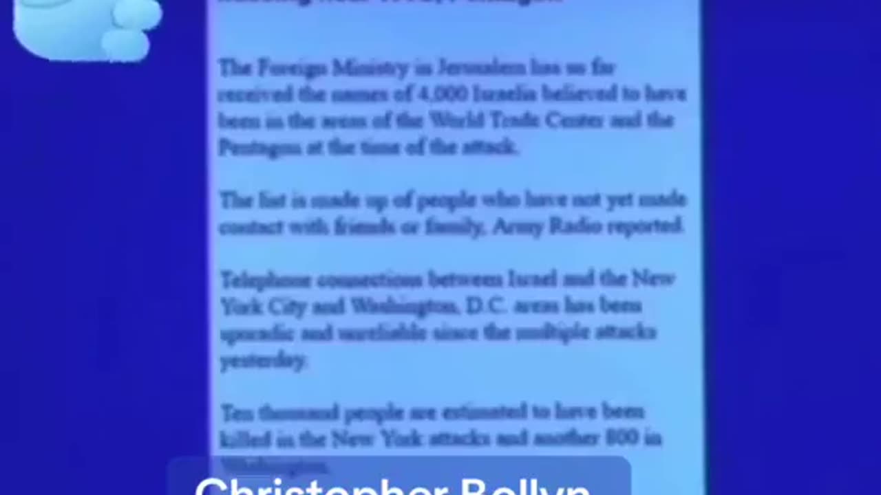 Did you know 4,000 Jews were warned not to go to work on 9/11?