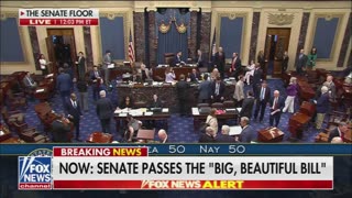 💥UPDATE: The “BIG BEAUTIFUL BILL' Passes in 50-50 Vote in Senate & VP JD Vance Breaks Tie 7.01.25