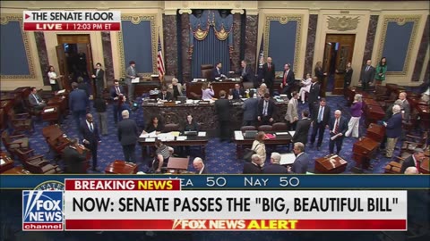 💥UPDATE: The “BIG BEAUTIFUL BILL' Passes in 50-50 Vote in Senate & VP JD Vance Breaks Tie 7.01.25
