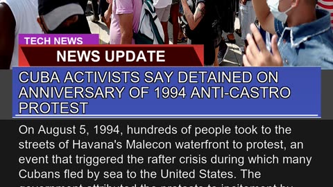 Cuba Activists Say Detained on Anniversary of