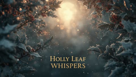 ✨ Holly Leaf Whispers – Peaceful Christmas Lullaby for Kids | Gentle Winter Sleep Music 🌿❄️