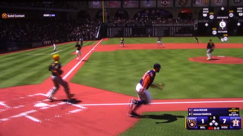 MLB The Show: Houston Astros vs Milwaukee Brewers (S16 G19)