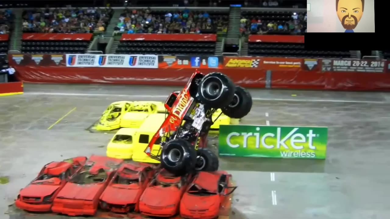 Monster Jam El Diablo Compilation (REACTION) (Part 1)