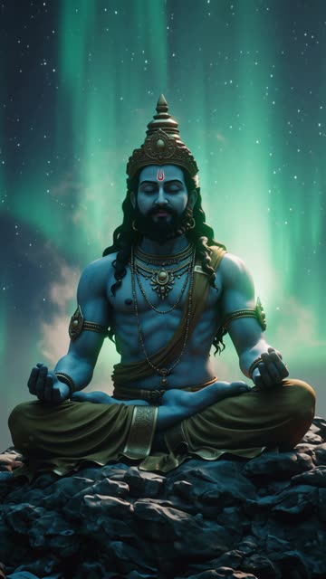 Lord Shiva Meditating