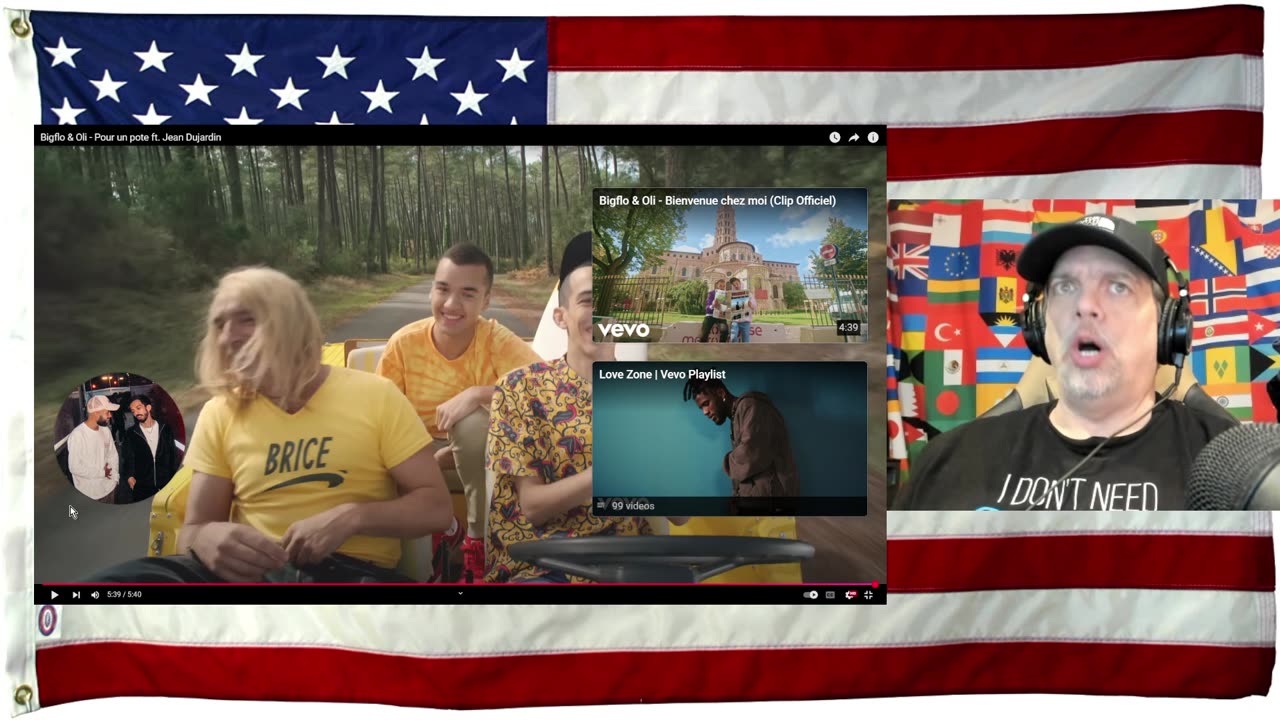 Bigflo & Oli - Pour un pote ft. Jean Dujardin - REACTION