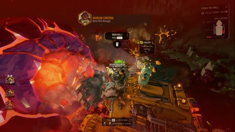 Drilling Crane Crew On The Drill Dozer (Deep Rock Galactic)
