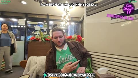 JOHNNY SOMALI WITH ALEX NOVELL IRL IN SOUTH KOREA DINNER AND DRINKS AKA FIRESALES