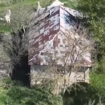 Ukrainian Drone Blows the Doors Off a Russian Outpost