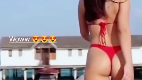 girl is showing her sexy looks 👙👙 || while walking, uffff www so sexy hips 😍🥵