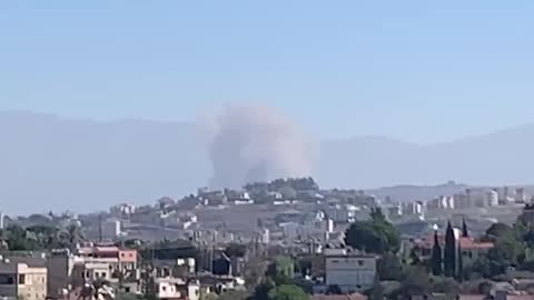 The IDF confirms carrying out strikes in southern Lebanon a short while ago,