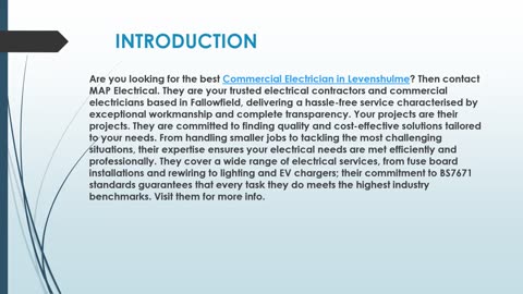 Best Commercial Electrician in Levenshulme