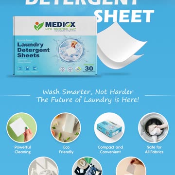 Eco-Friendly Detergent Sheets | BluepillExpress India