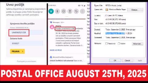 POSTAL OFFICE AUDIO AUG 25TH, 2025