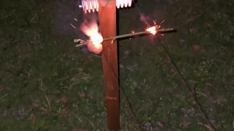 10000 Volts vs a Stick