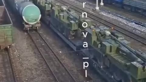‼️ Russian Railways, transportation of 2S43 "Malva"