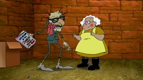 Courage the Cowardly Dog Season 1 Episode 9 – Queen of the Black Puddle / Everyone Wants to Direct
