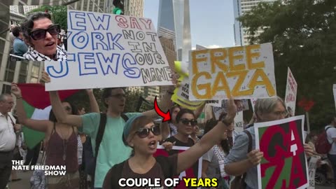 Samidoun & paid protesting. Credit: Nate Friedman