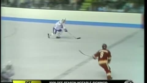 NHL 1983 CALGARY FLAMES AT QUEBEC NORDIQUES