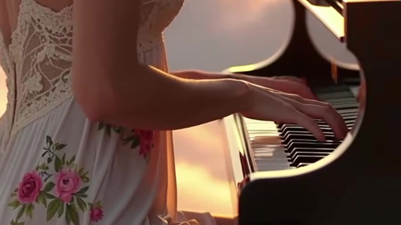 🎶☁️🎹✨👩🦰