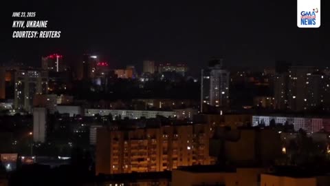 Moments of massive attacks on Kyiv — Reuters journalists showed.