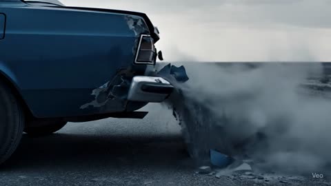 Car turns to DUST with AI!