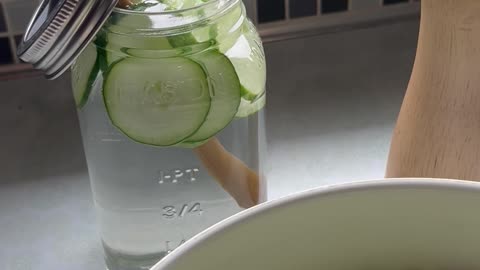 Refreshing Infused Cucumber Water