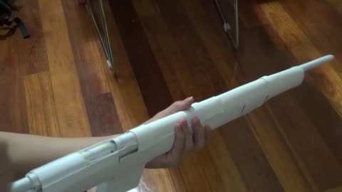 Paper Mauser K98 shooting and shell ejection