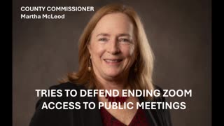 Did Commissioner McLeod End Live Zoom Meetings 'cuz GraniteGrok?