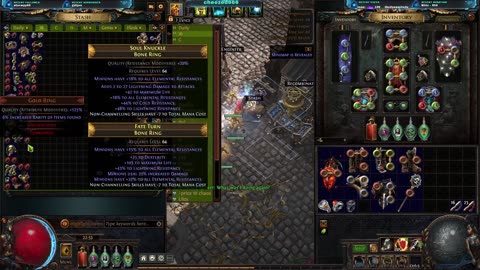 Killing some bosses and mapping Poison Holy Relic Necro