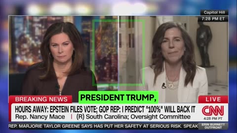 Rep. Nancy Mace calls out CNN host on live TV for making the Epstein files about Trump