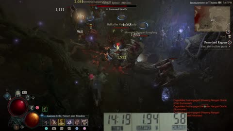 Playing Diablo 4 while riding exercise bike