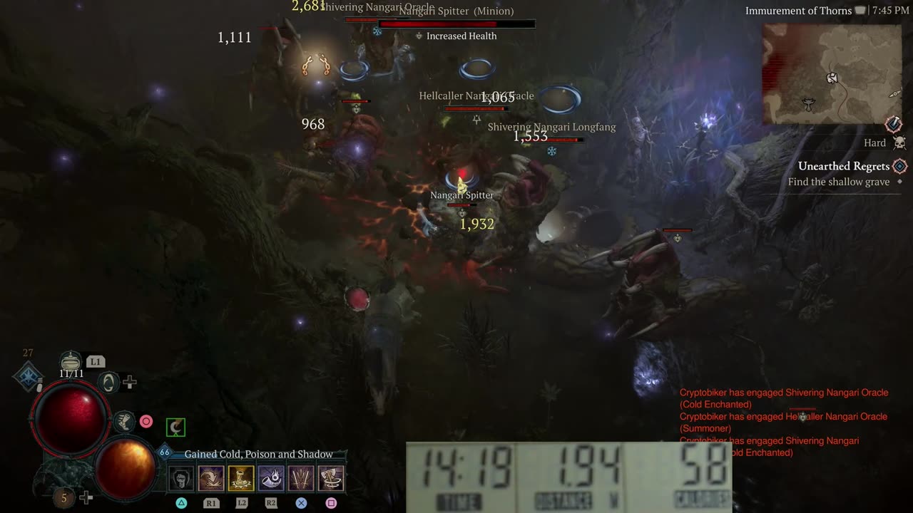 Playing Diablo 4 while riding exercise bike